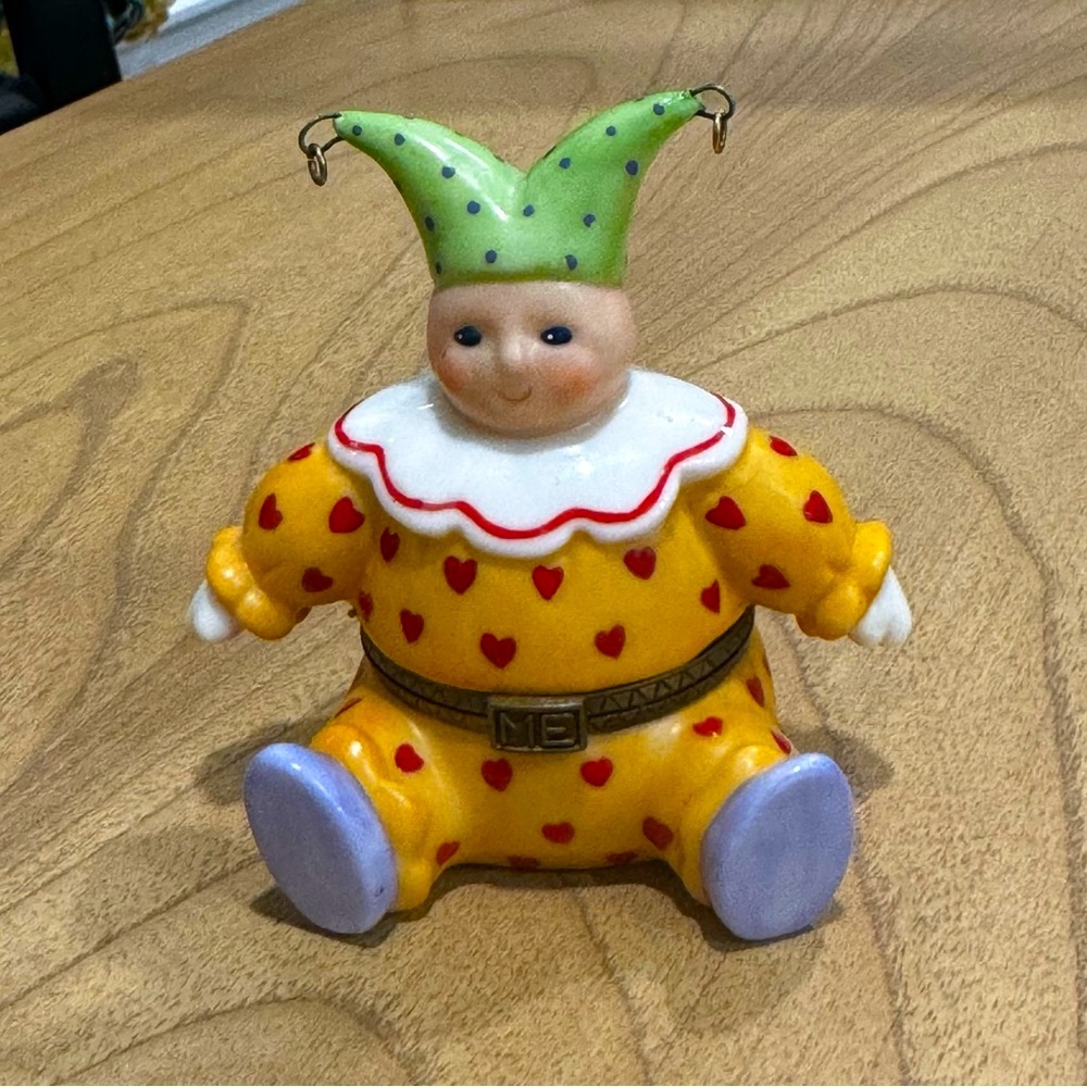 RARE ENESCO 1999 MOREHEAD INC CLOWN FIGURINE /Twinkle Box